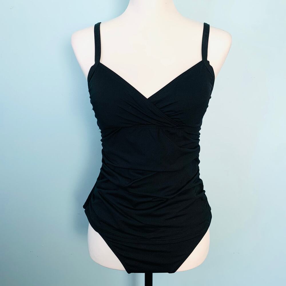 Ralph Lauren Black One Piece Swimsuit Size 8